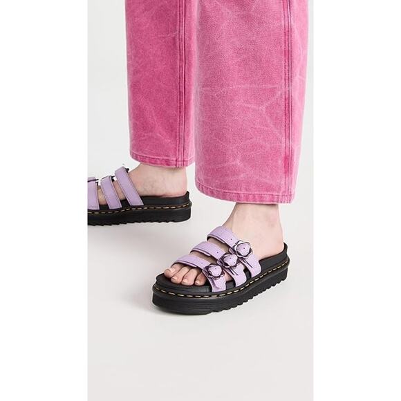 Dr. Martens Blaire Flower Platform Sandal - Us 9/Eu 40 Lilac - Picture 1 of 4